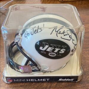 NY JETS MARK SANCHEZ Signed Mini Helmet